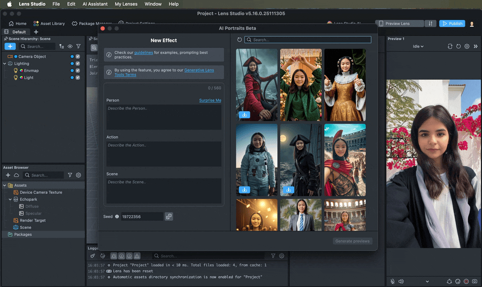 Featuring: AI Portraits